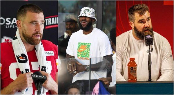 Travis Kelce Jason Kelce LeBron James Imago