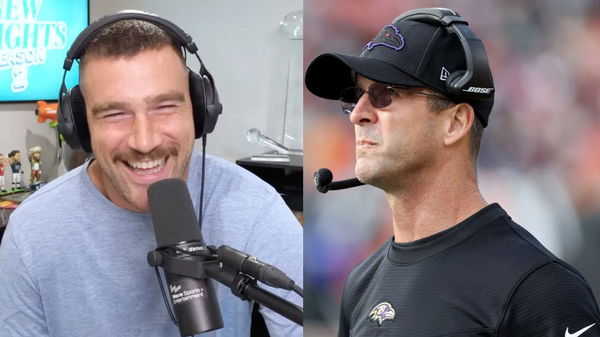 Travis Kelce, John Harbaugh