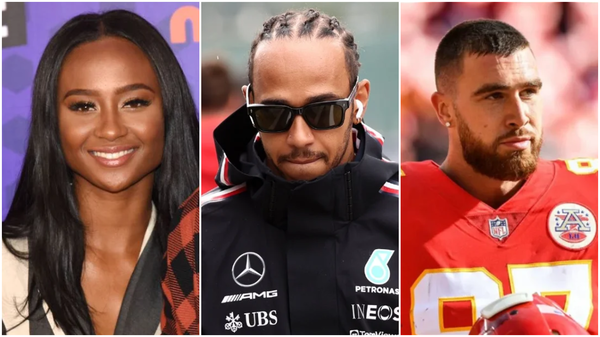 Travis Kelce Kayla Nicole Lewis Hamilton