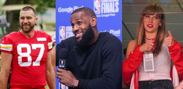 Travis Kelce LeBron James Taylor Swift Imago