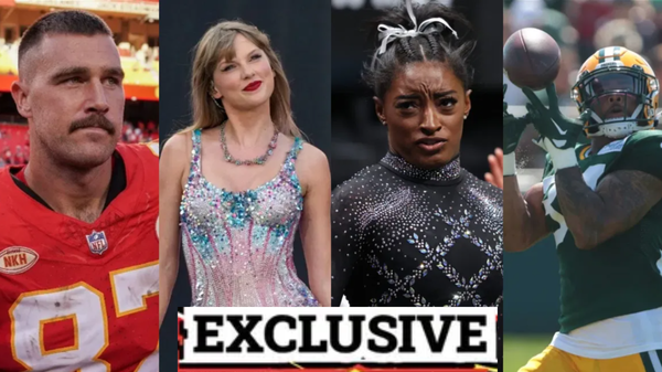 Travis Kelce &#8211; Taylor Swift &#8211; Simone Biles- Jonathan Owens