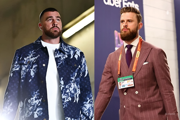 Travis Kelce and Harrison Butker