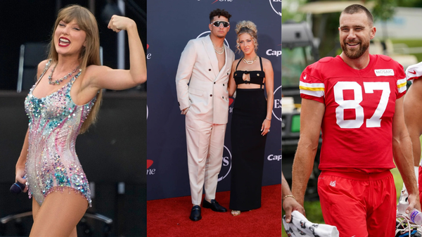 Taylor Swift, Patrick Mahomes and Travis Kelce