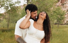 Troy Fautanu and partner