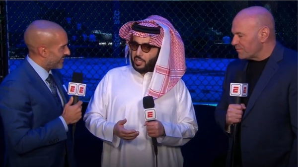 Turki Alalshikh and Dana White