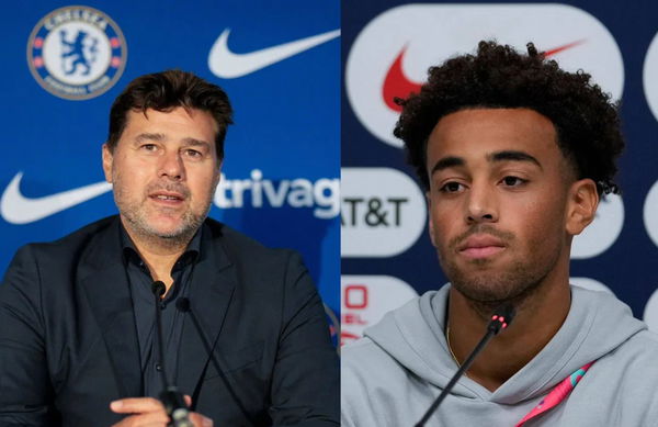 Tyler Adams and Mauricio Pochettino