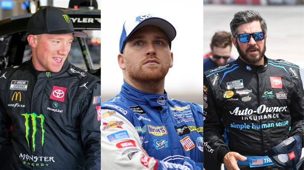 Tyler Reddick, Chris Buescher, and Martin Truex Jr