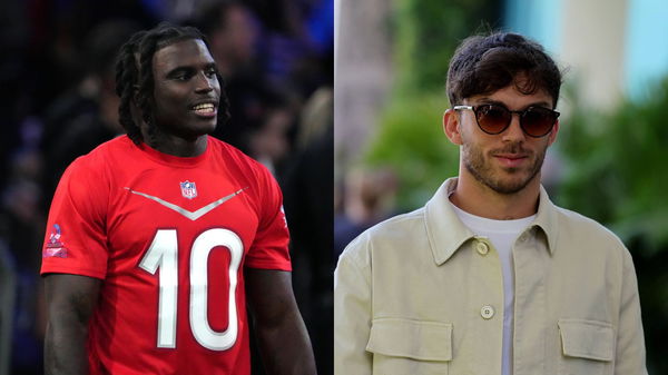 Tyreek Hill and Pierre Gasly