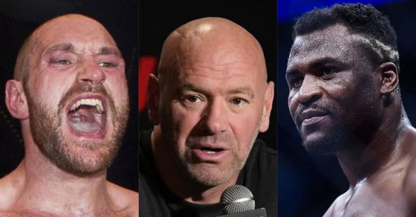 Tyson Fury Dana White Francis Ngannou