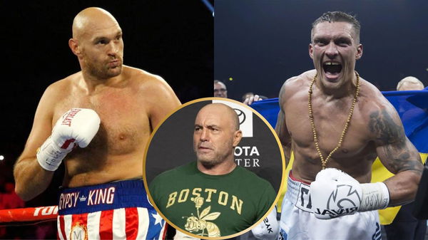 Tyson Fury, Joe Rogan and Oleksandr Usyk