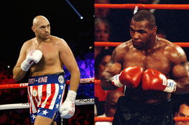 Tyson Fury and Mike Tyson
