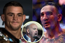 Dustin Poirier, Max Holloway, Dana White