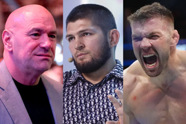 Dana White, Khabib Nurmagomedov, Dricus Du Plessis