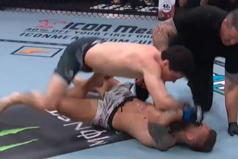 Canada Rejoice With Pride as Countryman Bounces Off American Opponent’s Head on the Canvas at UFC 315