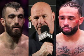 Muhammad Yahya, Dana White, Isaac Dulgarian, UFC