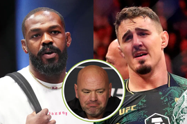 Jon Jones, Tom Aspinall, Dana White