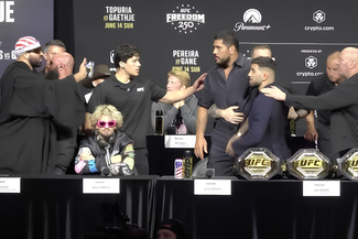 UFC Freedom 250 Scuffle