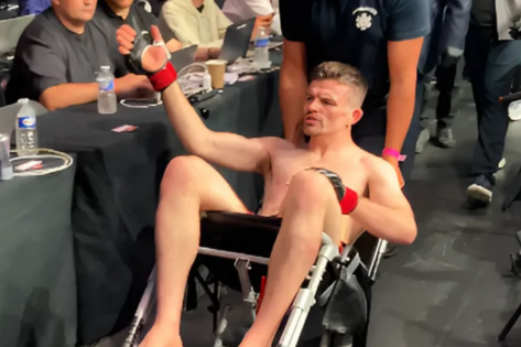 Harry Hardwick’s UFC Paris Hype Limps Alongside Him as Wheelchair Exit Silences 15,000+ Fans