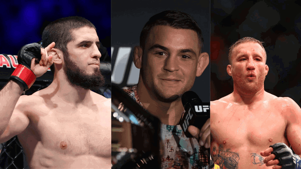 Dustin Poirier and Justin Gaethje make weight ahead of lightweight