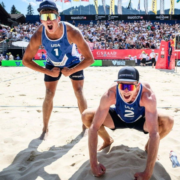 US Men&#8217;s Beach Volleyball, Miles Partain and Andy Benesh, source &#8211; Instagram