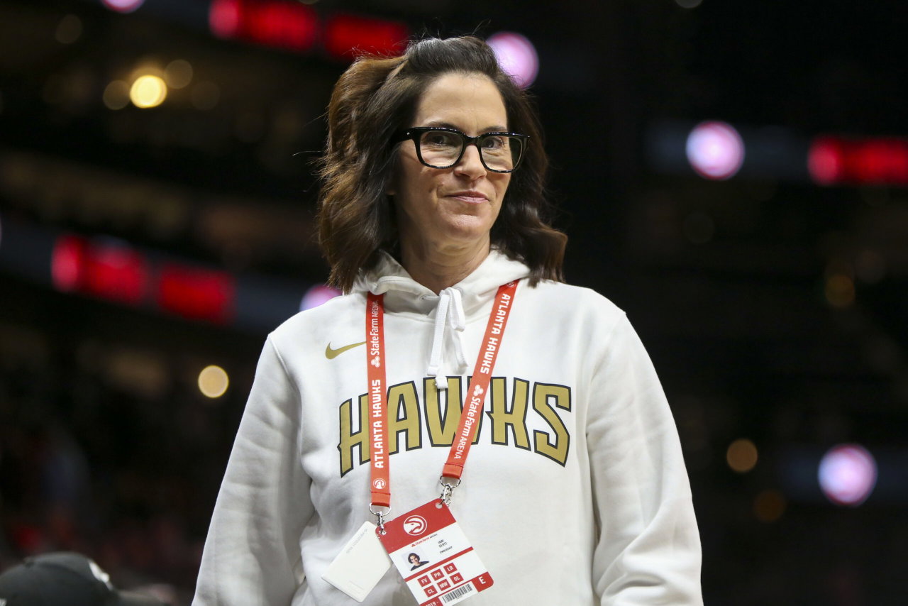 the Hawks' Principal Owner, filmmaker, and actor, Jami Gertz