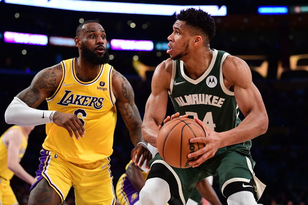 NBA: Milwaukee Bucks at Los Angeles Lakers