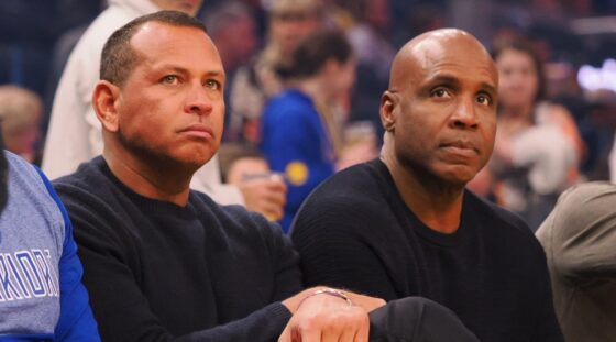 Alex Rodriguez Hilariously Rates Barry Bonds’ Driving Skills as Iconic Duo Reunites Courtside for NBA Showdown