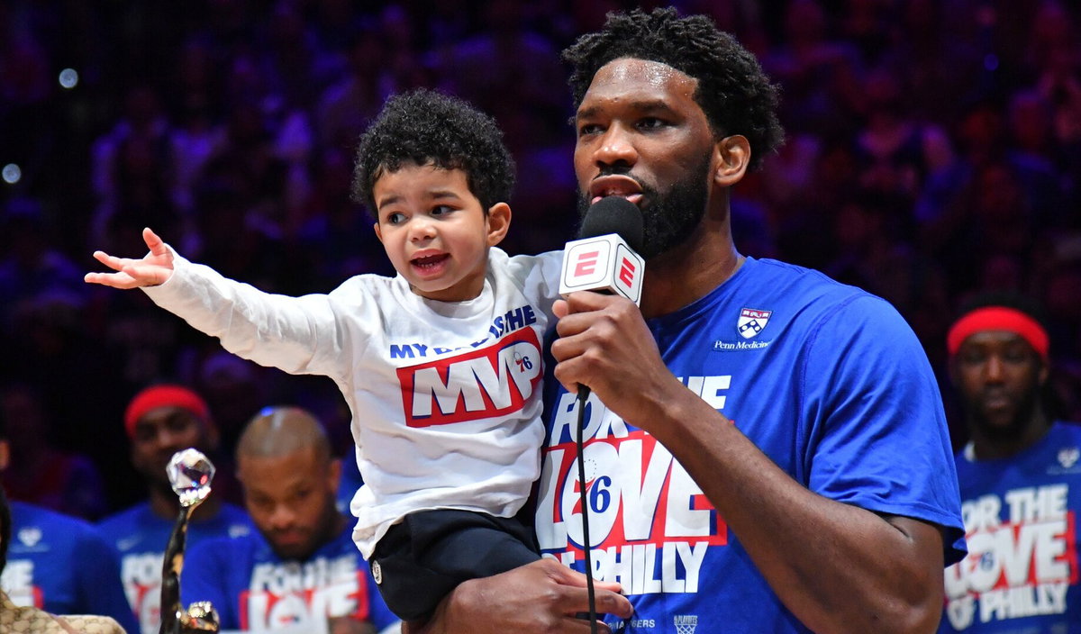 Joel Embiid Bringing Son to Press Conference Draws Criticism From Nick Wright as NBA Fans Fire Back