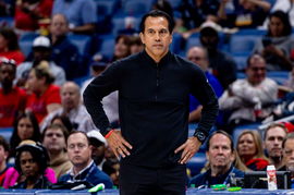NBA: Miami Heat at New Orleans Pelicans