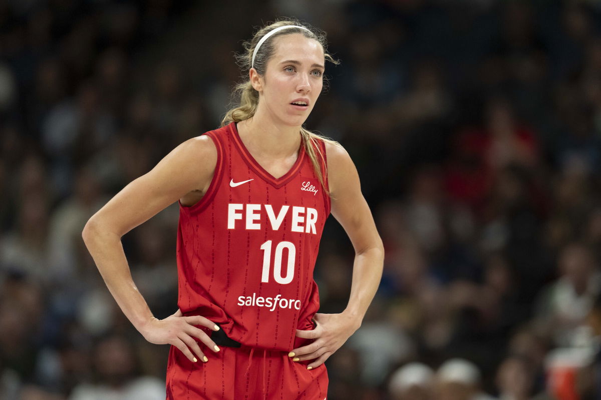 Lexie Hull Pulled Into the Spotlight Unwillingly by WNBA Officiating in Fever's Playoff Clash vs Atlanta Dream - EssentiallySports
