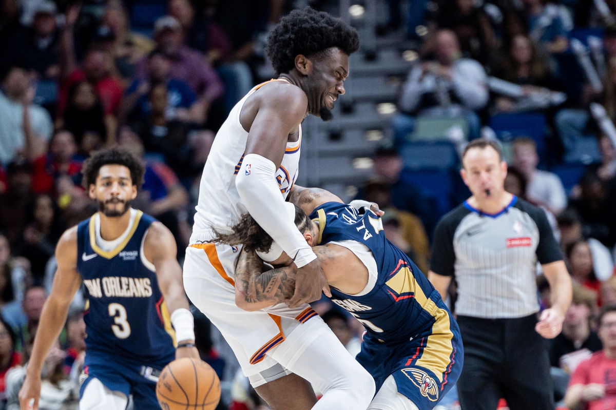 jose alvarado mark williams fight nba
