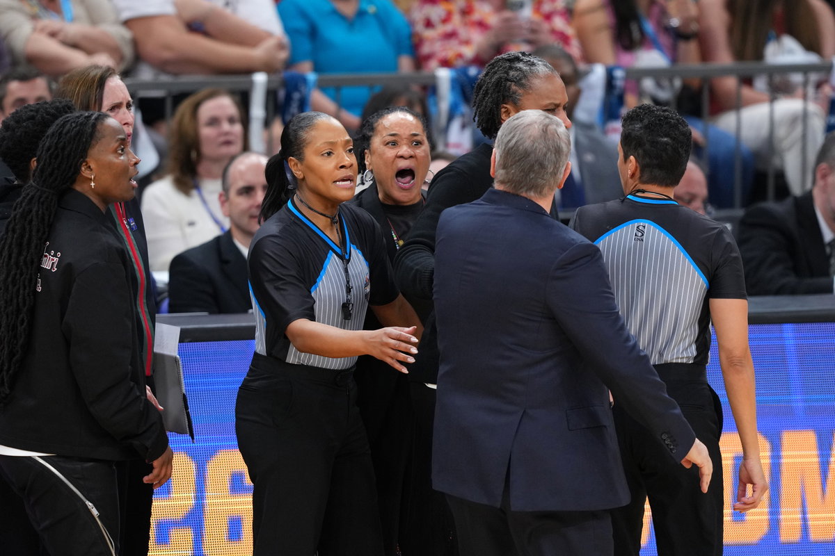 Dawn Staley Refuses to Entertain Geno Auriemma Questions Amid UCLA’s Championship Celebration