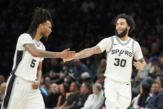 Stephon Castle & Julian Champagnie, San Antonio Spurs.