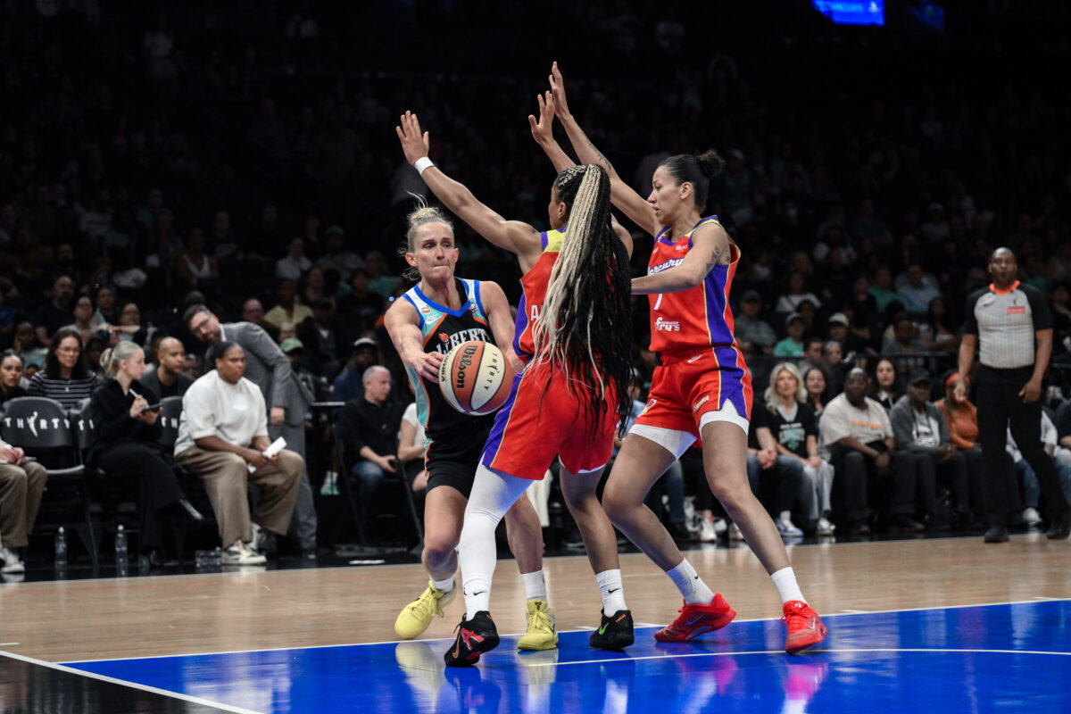 New York Liberty player Leonie Fiebich