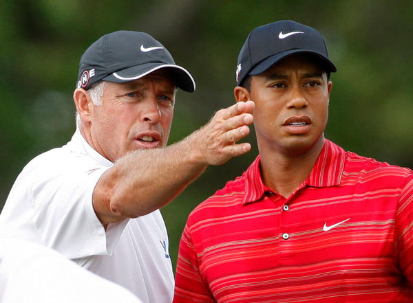 Tiger Woods and caddie Steve Williams