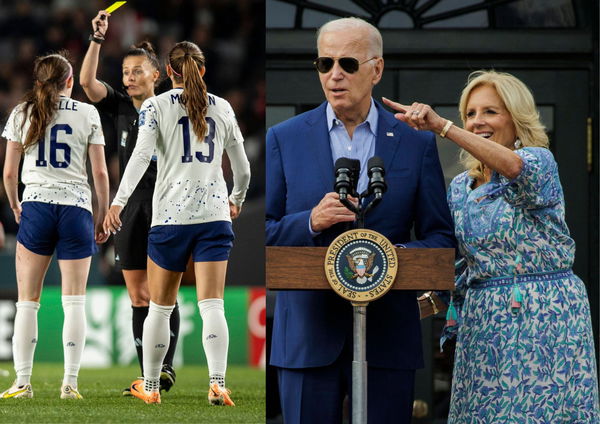 USWNT Joe Biden and Jill Biden