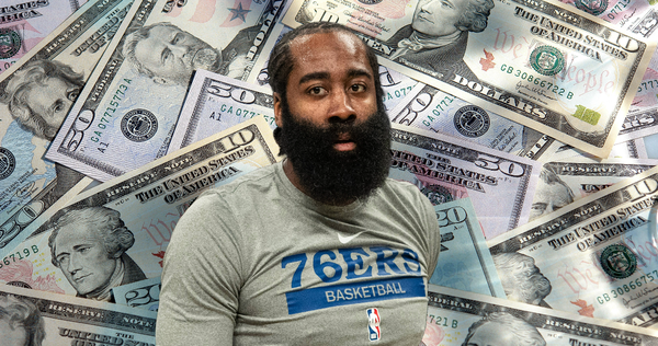 James Harden with Money