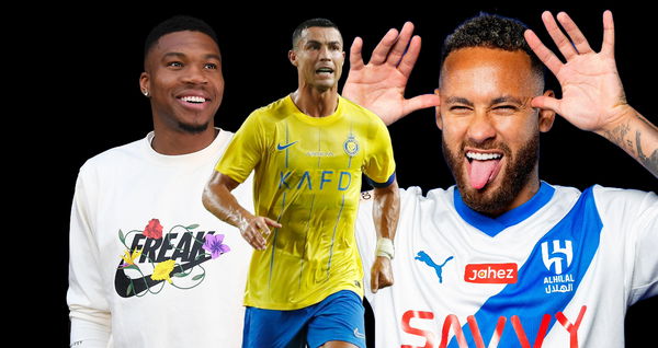 Giannis Antetokounmpo, Neymar, Cristiano Ronaldo