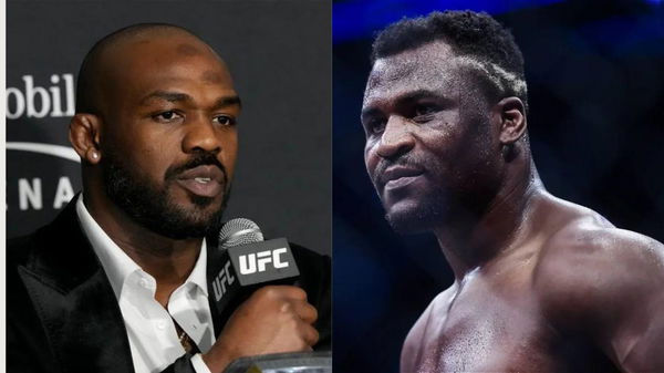 Jon Jones and Francis Ngannou