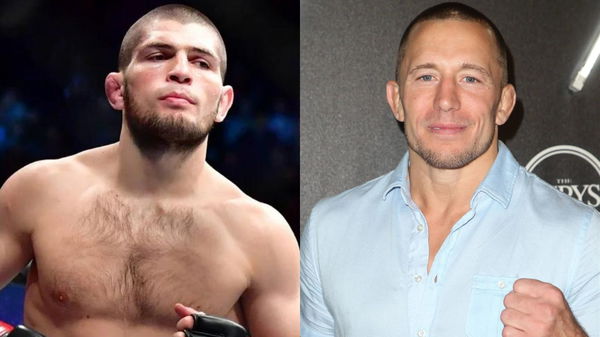 Khabib Nurmagomedov and Georges St-Pierre