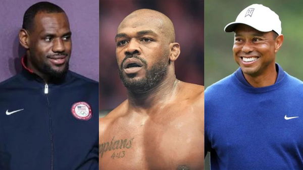 LeBron James, Jon Jones and Tiger Woods