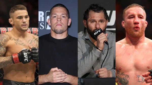 Dustin Poirier, Nate Diaz, Jorge Masvidal and Justin Gaethje