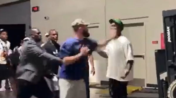 Conor McGregor reacts to Caleb Plant smacking Jermall Charlo