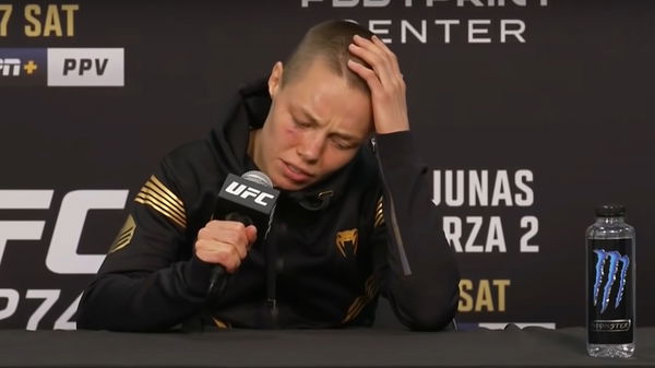 Rose Namajunas sad