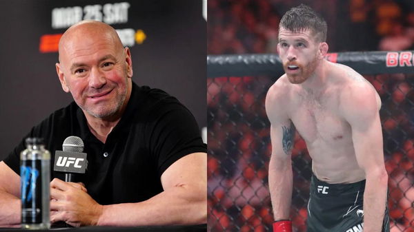 Dana White and Cory Sandhagen