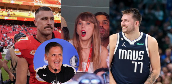 Travis Kelce, Taylor Swift, Luka Doncic, Mark Cuban