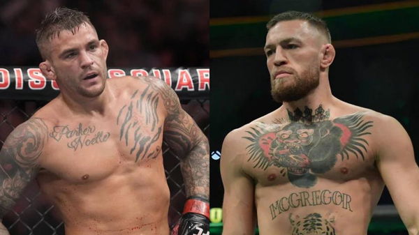 Dustin Poirier and Conor McGregor