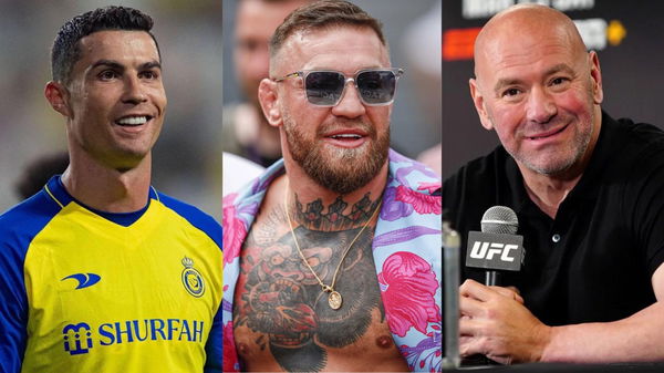 Cristiano Ronaldo, Conor McGregor and Dana White