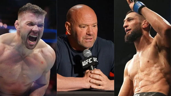 Dricus du Plessis, Dana White and Khamzat Chimaev