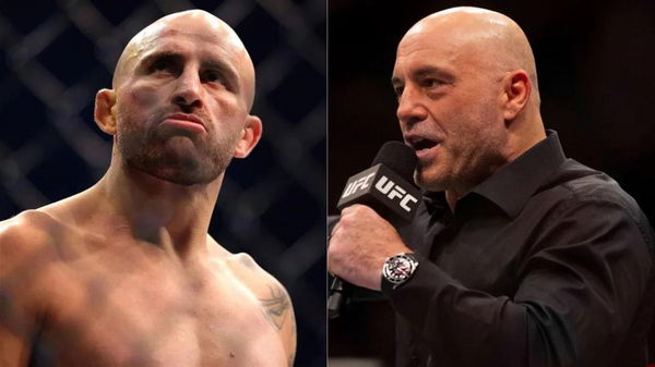 Joe Rogan and Alexander Volkanovski